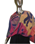 Cocoon House Frida Silk Infinity Poncho