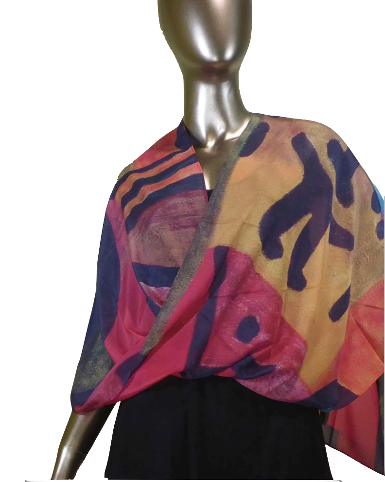 Cocoon House Frida Silk Infinity Poncho
