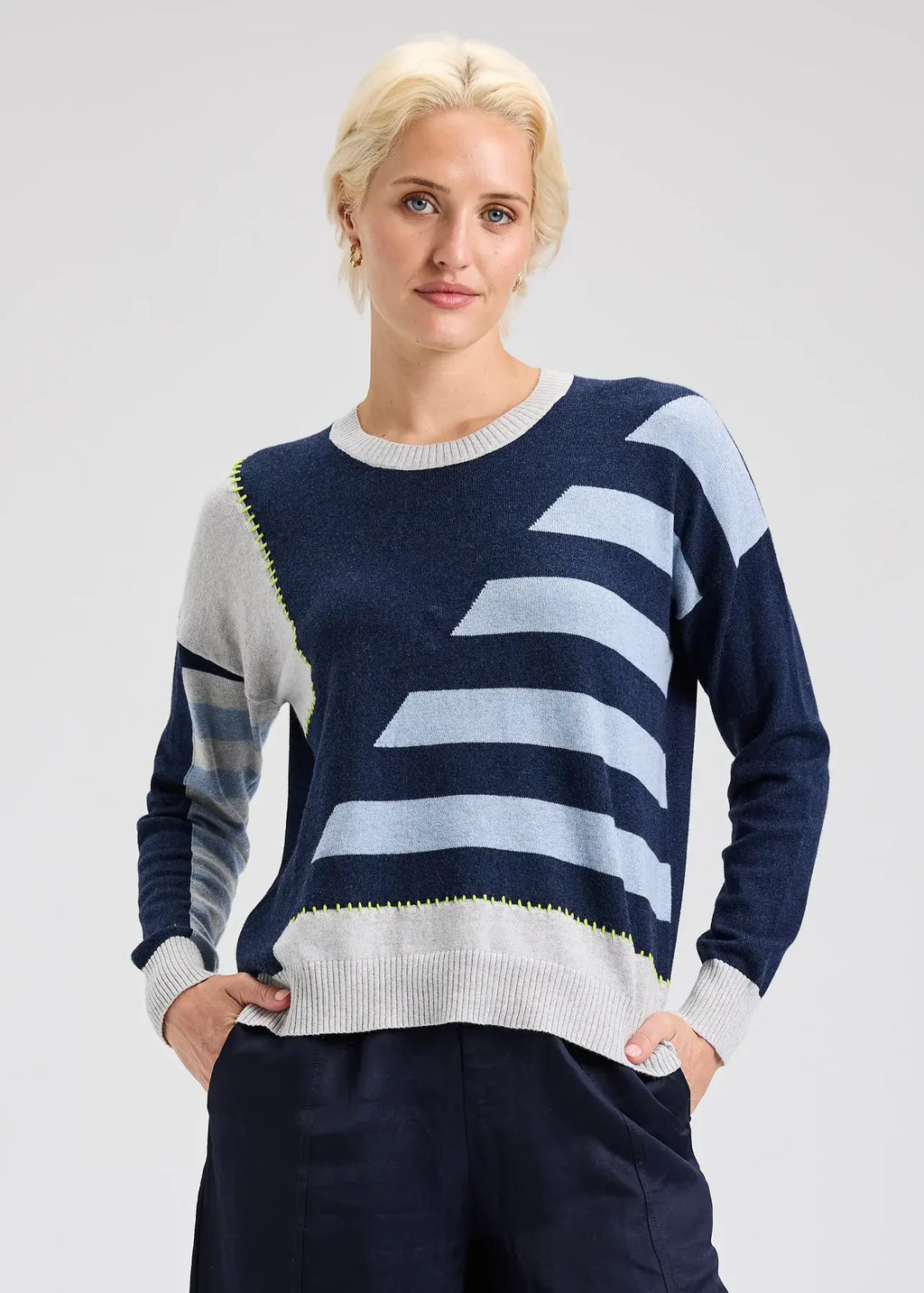 Zaket & Plover Handwork Stripe Sweater