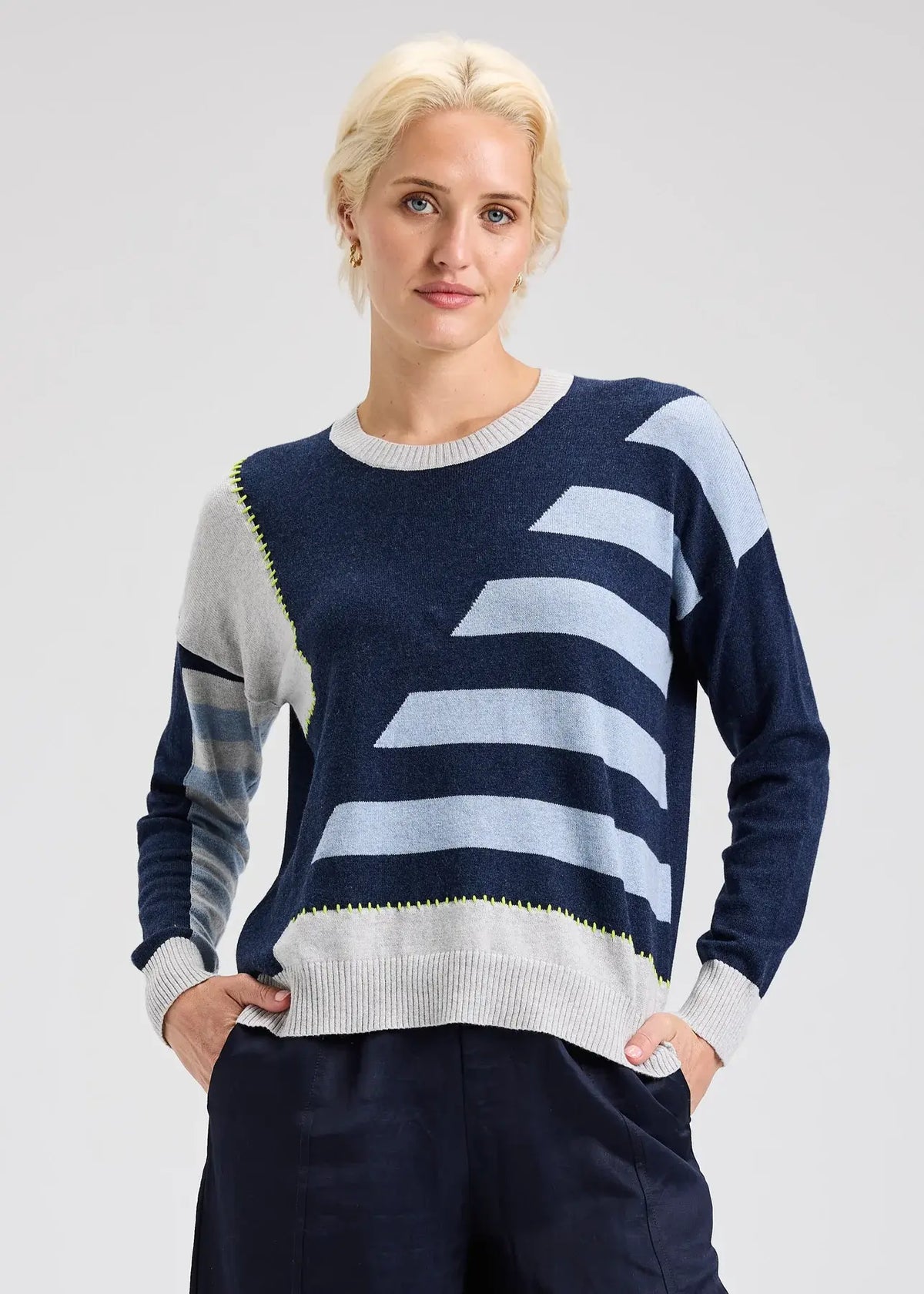 Zaket & Plover Handwork Stripe Sweater